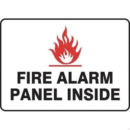 Accuform SAFETY SIGN FIRE ALARM PANEL INSIDE MEXG527VS MEXG527VS